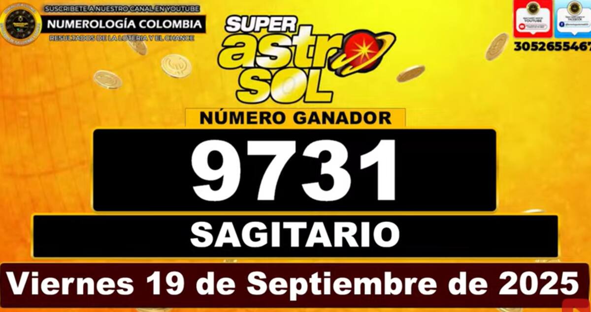 Astro Sol del 19 de septiembre de 2025. // Foto: captura de pantalla