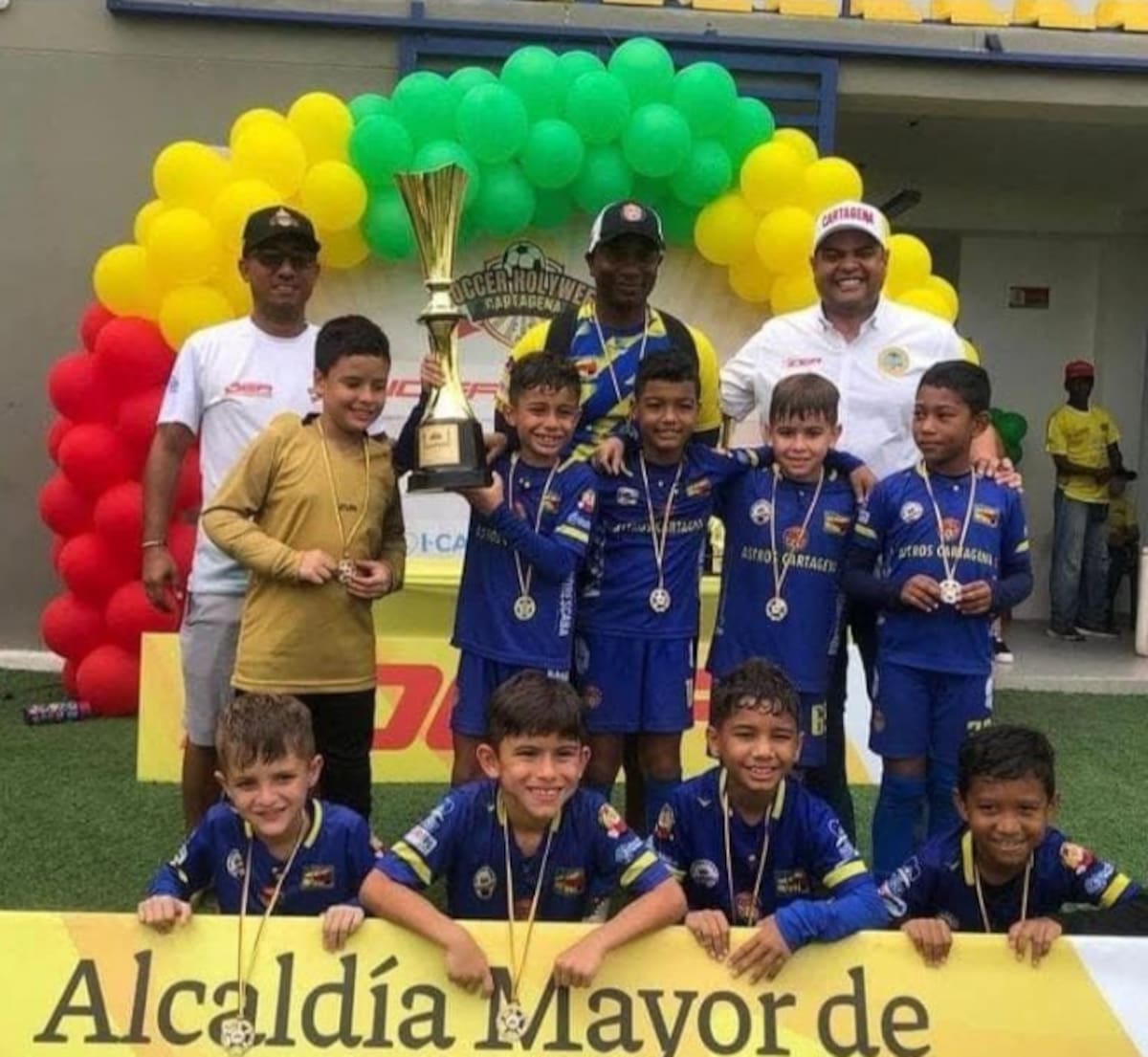 La categoría 2016 de Astros de Cartagena se brindará al máximo en la Copa Mar y Fútbol. //CORTESÍA