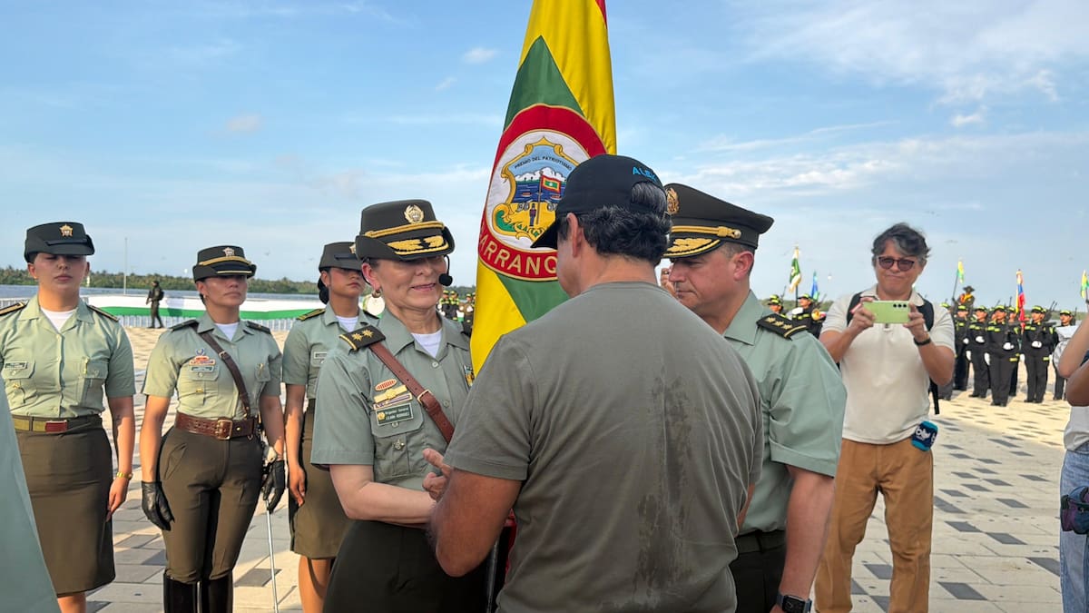 La brigadier general Sandra Liliana Rodríguez Castro asumió la comandancia de la Policía Metropolitana de Barranquilla y se convirtió en la primera mujer en ocupar ese cargo. //FOTO: POLICÍA NACIONAL.