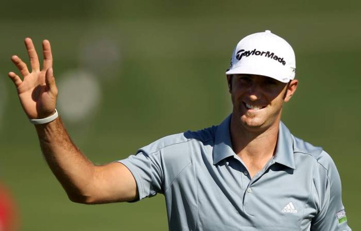 Dustin Johnson, golfista estadounidense. AFP EZRA SHAW