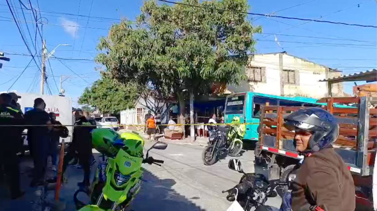 Breiner José Vega Chico, murió en el lugar donde lo atacaron a bala en el barrio La Sierrita de Barranquilla.//Cortesía Red de Cooperantes.