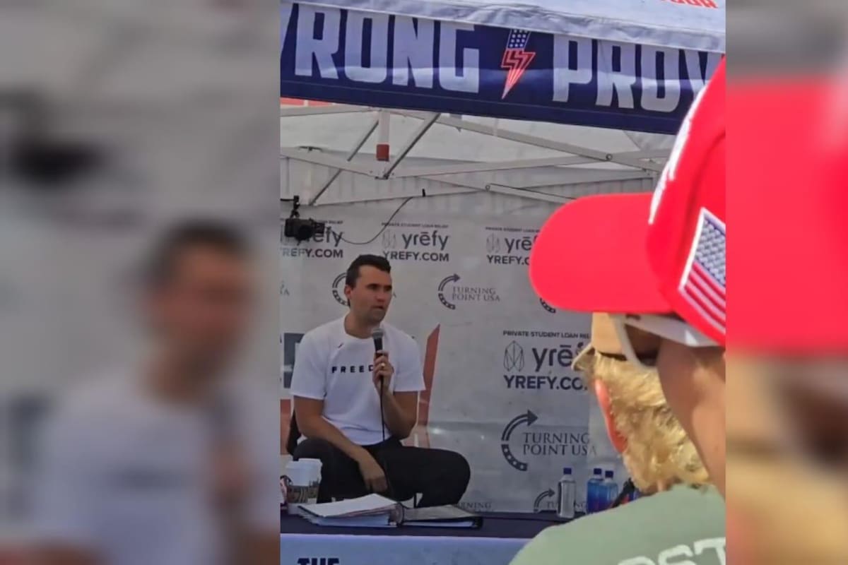 Impactante: revelan video del momento exacto del asesinato Charlie Kirk