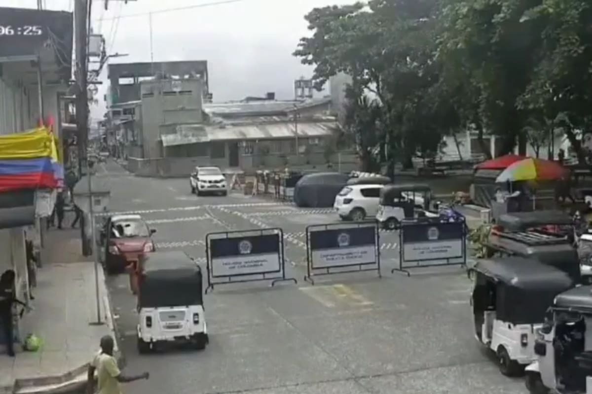 Video: Así fue el ataque de drones del ELN a estación de Policía en Tadó, Chocó