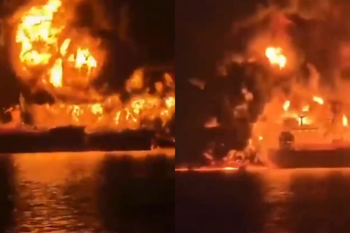 Video: atacados dos petroleros por Irán en el golfo Pérsico; el hecho dejó un muerto