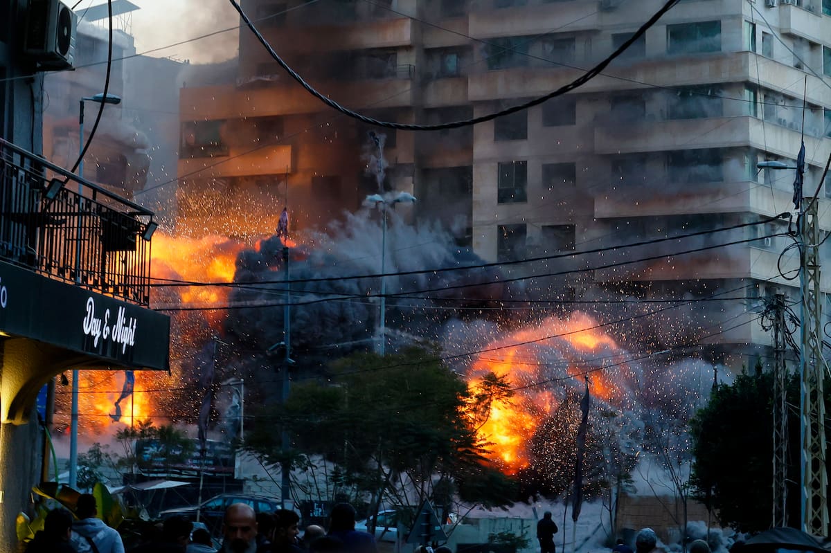Imagen de archivo de un ataque de Israel a Irán. // Foto: EFE