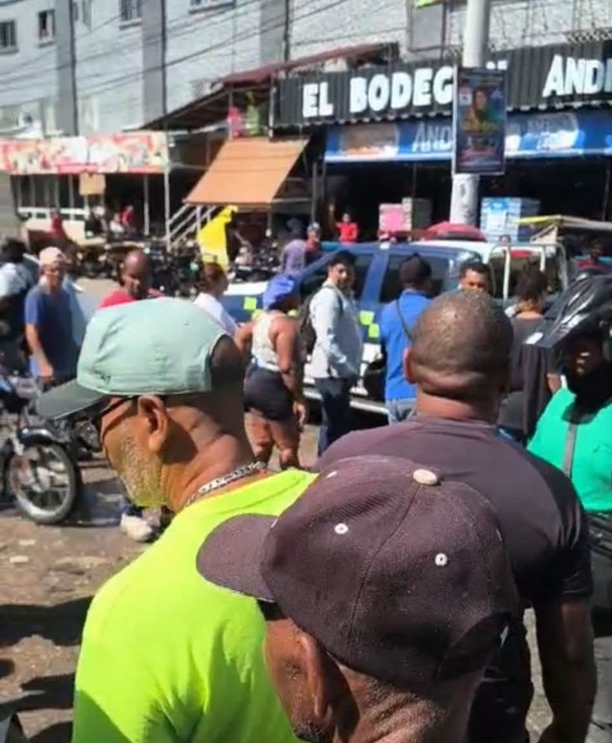 Ataque de sicarios en San isidro. // Foto: Policía Metropolitana