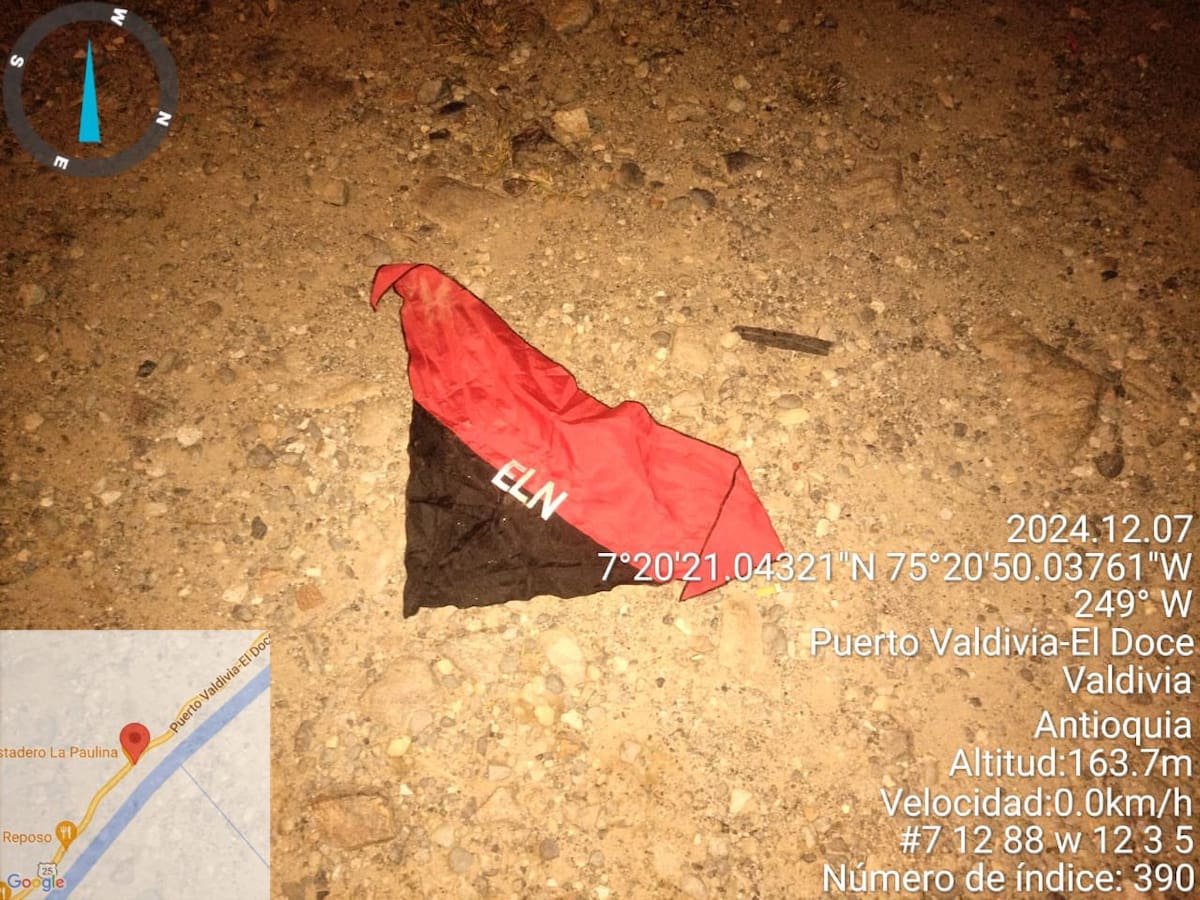 Ataque del ELN a bus en Antioquia. // Foto: Colprensa.