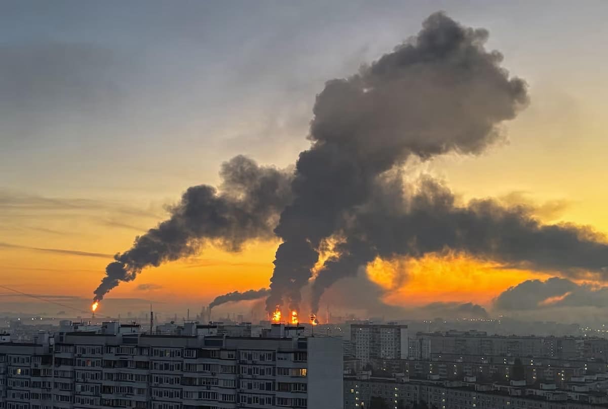 Dos personas murieron y otras 21 personas, entre ellas varios menores, resultaron heridas en Moscú por un ataque ucraniano con drones en la principal jornada de las elecciones parlamentarias en Rusia. //EFE/Cuenta oficial en X del ministro de exteriores de Ucrania, Andrii Sybiha.