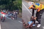 Maratón de Cali, bajo polémica: atleta keniano se lesionó tras caer en un hueco