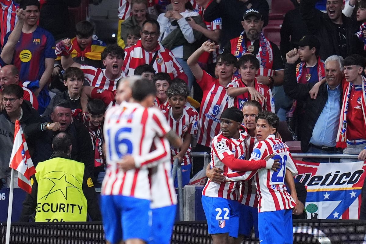 Atlético de Madrid sobrevivió a Barcelona y se metió en semifinales de Champions