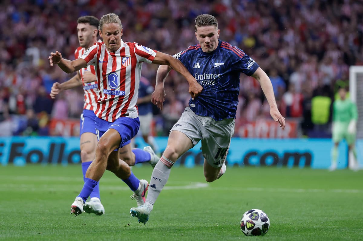 Atlético Madrid y Arsenal empataron en su duelo de ida por las semifinales de la Champions League. //Foto, EFE: Juanjo Martín.