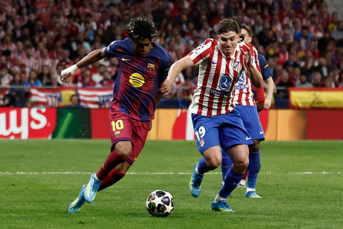 Julián Álvarez solo quiere fichar por Barcelona, según fuentes cercanas al jugador. //Foto, EFE: Sergio Pérez