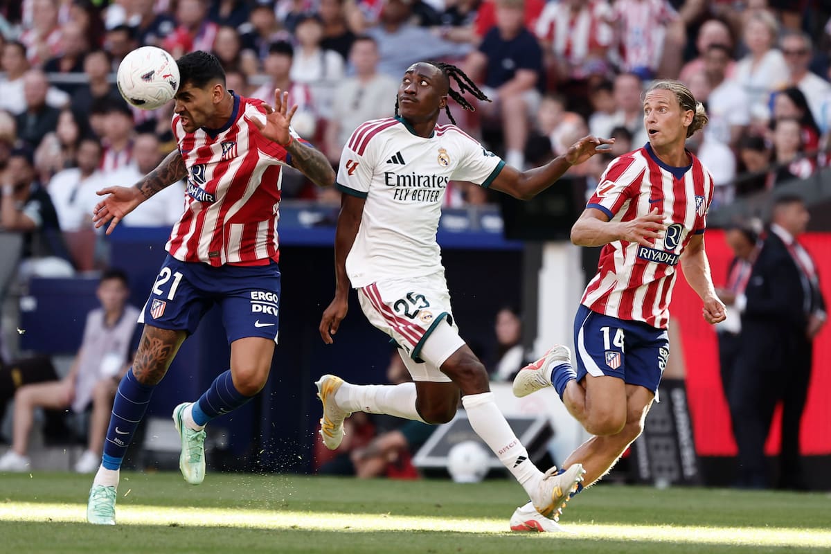 Atlético de Madrid aterriza al Real Madrid en la Liga de España