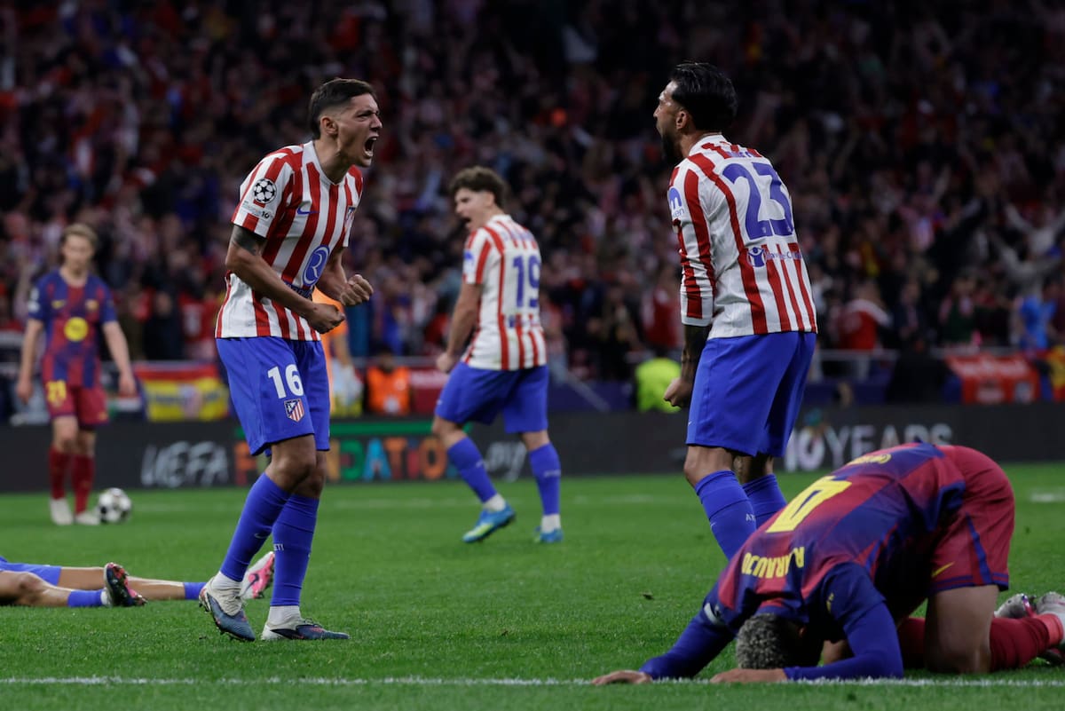Atlético de Madrid viene de clasificar a las semifinales de la Champions League. //Foto, EFE: Juanjo Martín