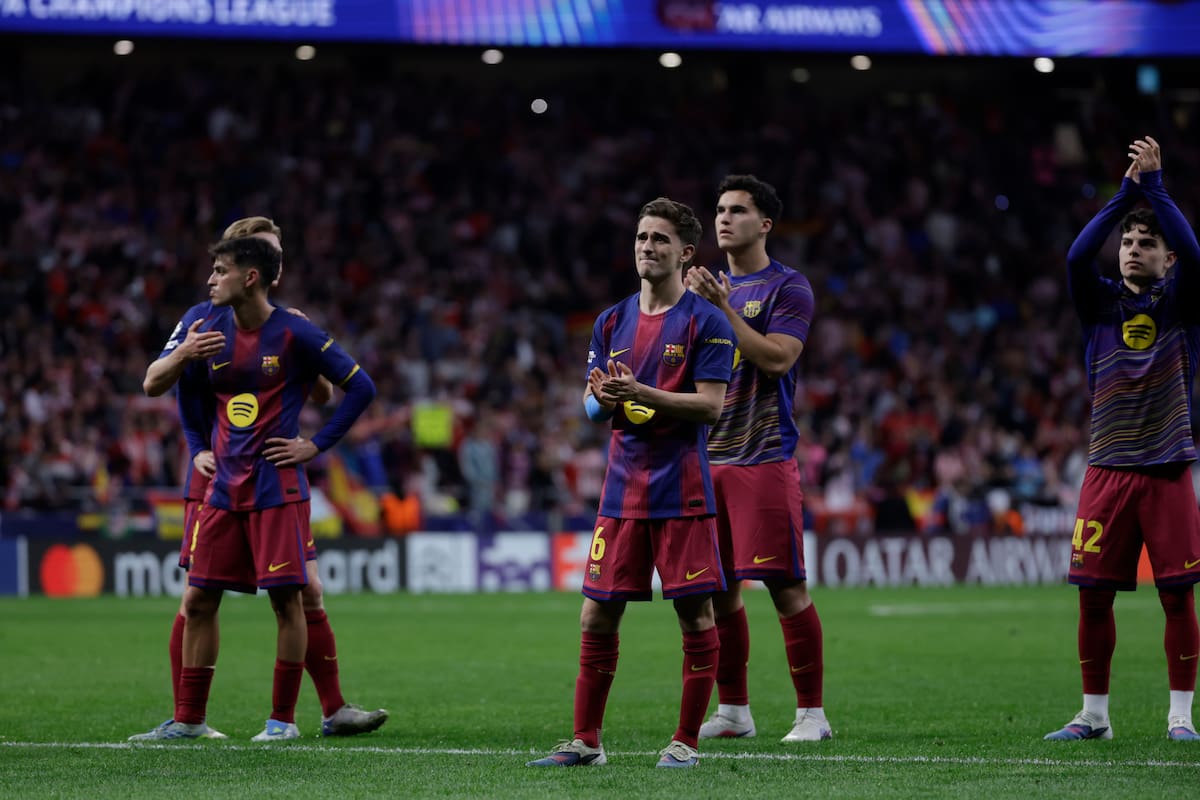 Barcelona debe esperar un año más para intentar levantar la Champions League. //Foto, EFE: Juanjo Martín