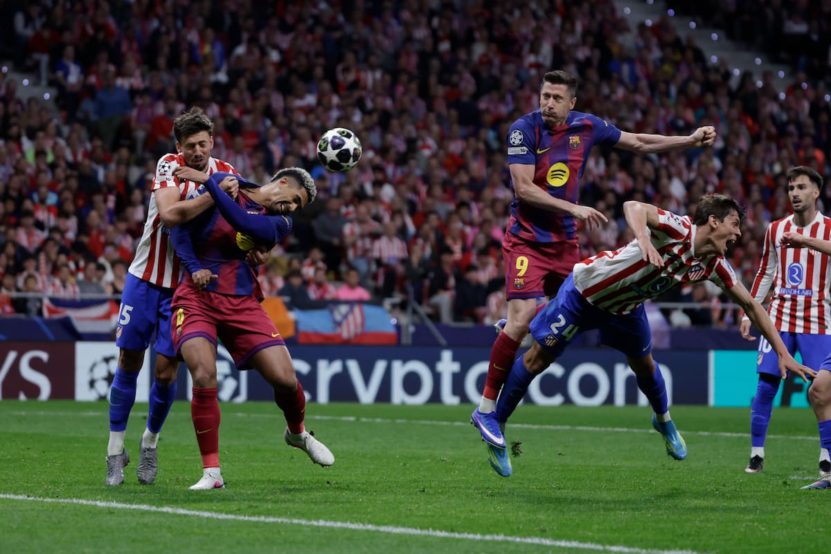 Barcelona estuvo cerca del empate sobre el final, pero erró las situaciones que tuvo contra Atlético de Madrid. //Foto, EFE: Juanjo Martín