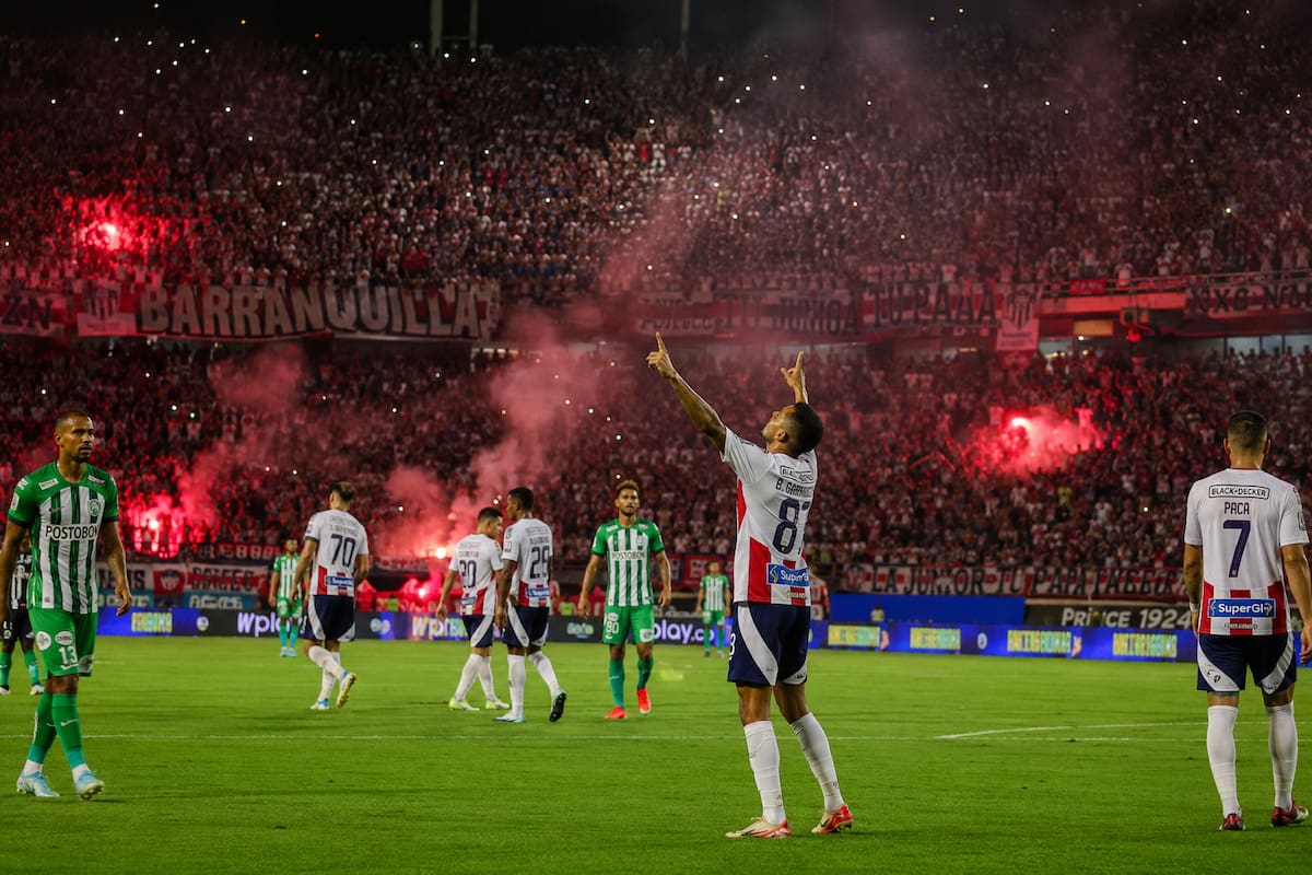 Video: así va el partido de ida de la final entre Junior y Nacional