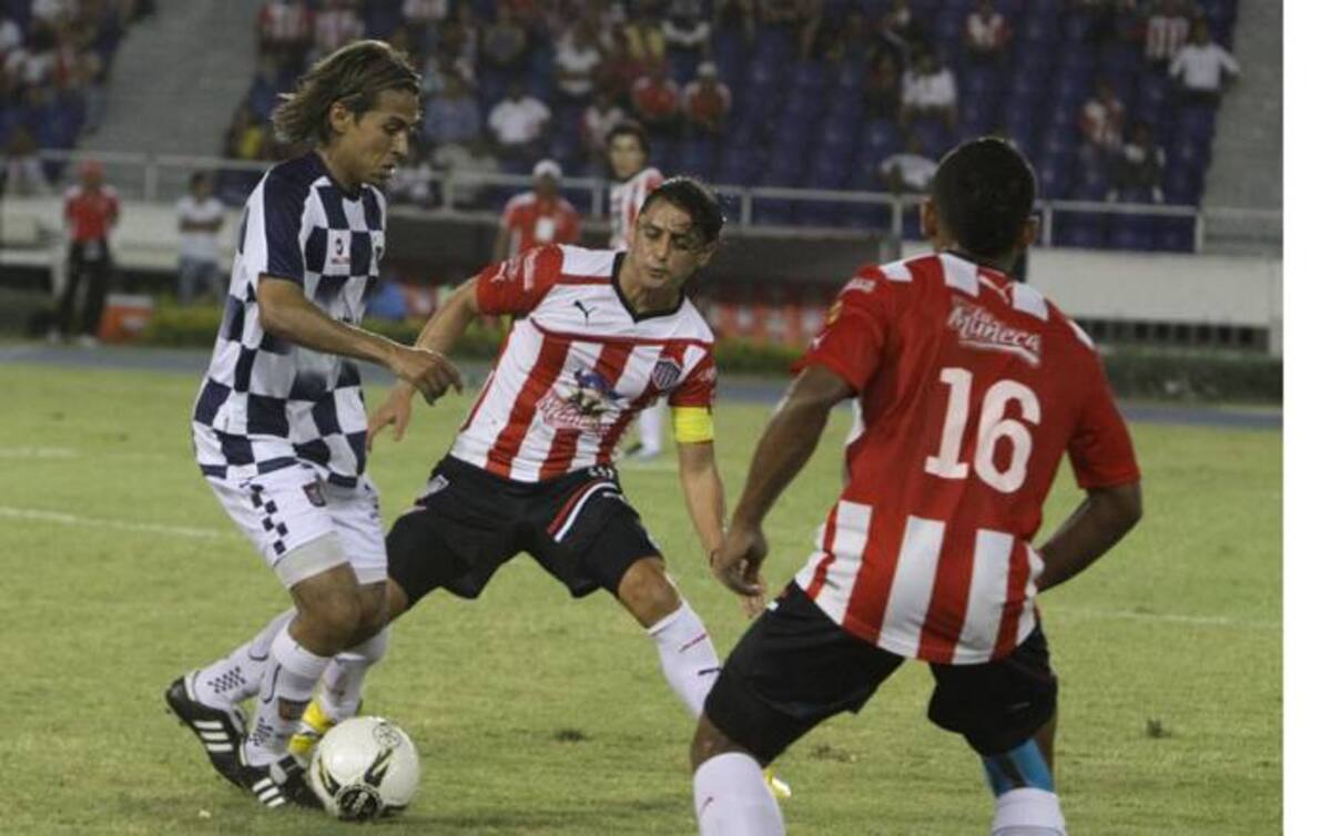 Atlético Junior venció 3-2 al Boyacá Chicó, en el Estadio Metropolitano de Barranquilla COLPRENSA