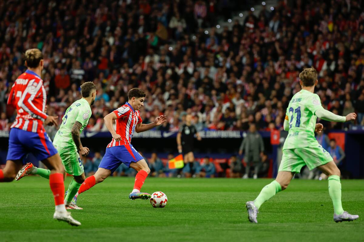 Primer tiempo: los goles del Atlético de Madrid ante el Barcelona