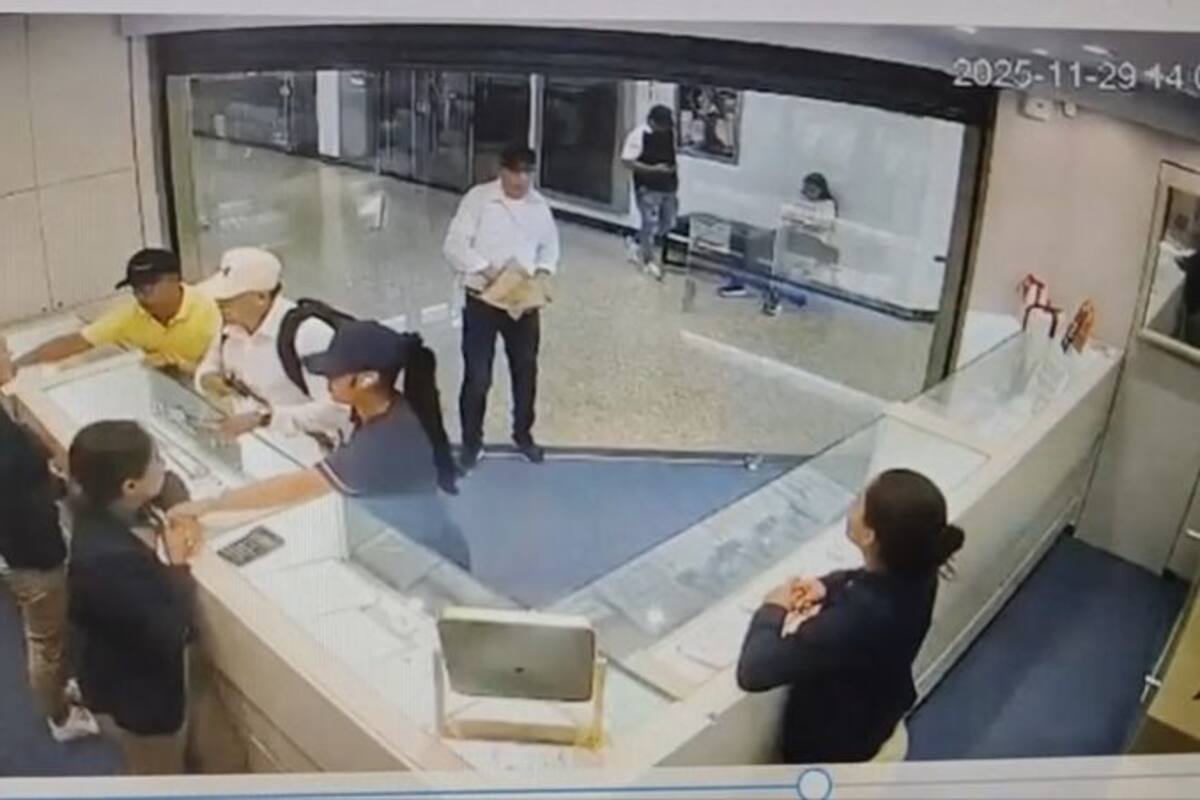 Aparece nuevo video del violento atraco en joyería de Bucaramanga: imágenes fuertes