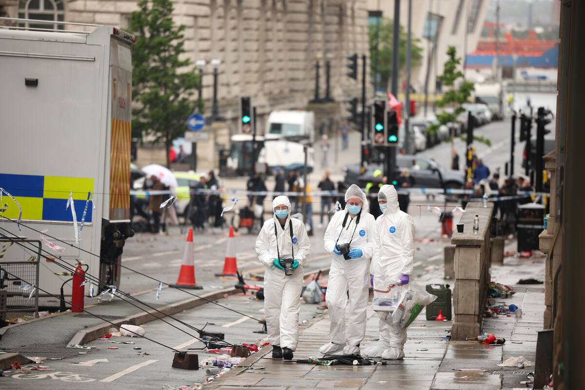 Atropello en celebración de Liverpool: hay cuatro heridos de gravedad