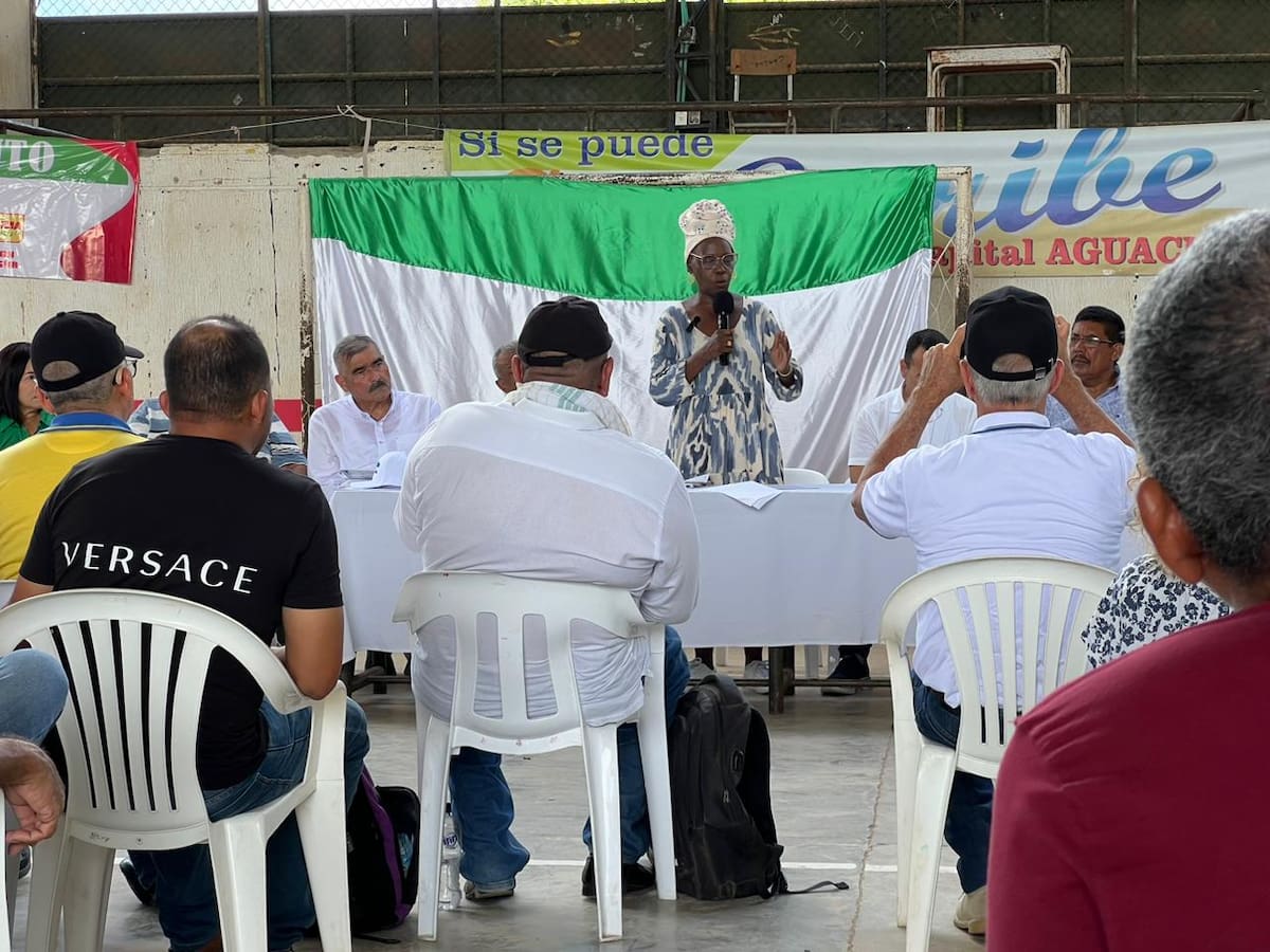 Audiencia en Aguachica aborda la creación del Departamento Surcaribe.// Foto: cortesía.