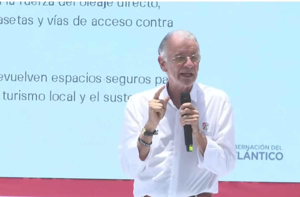 El gobernador Eduardo Verano durante la Audiencia Pública de Rendición de Cuenta de la gestión departamental durante el año 2025.//Cortesía Gobernación del Atlántico.