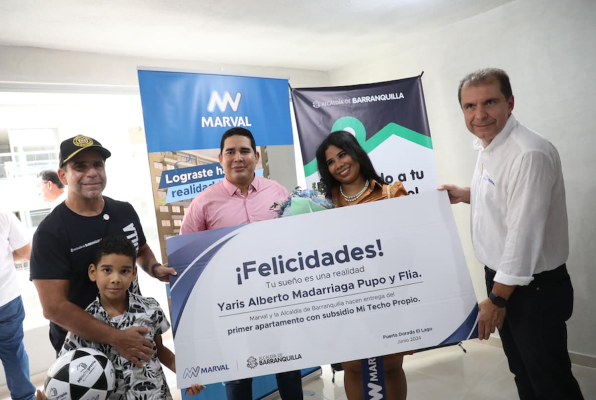 Con el programa Mi Techo Propio, del alcalde Alejandro Char, Barranquilla aumentó la venta de vivienda nueva más que el resto del país.//Cortesía Alcaldía de Barranquilla.