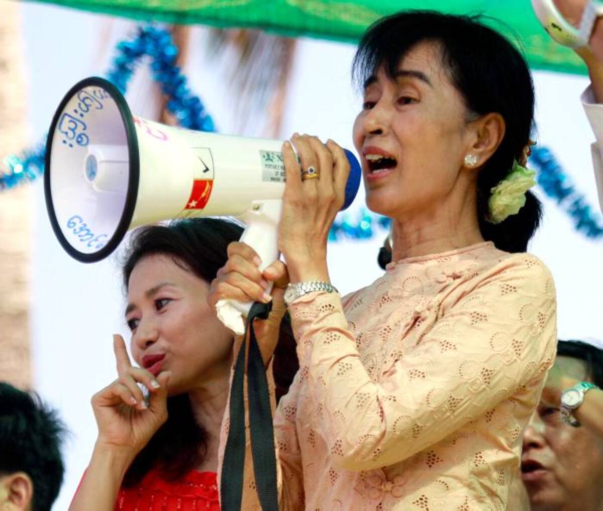 Aung San Suu Kyi, dirigente opositora birmana. AP Khin Maung Win