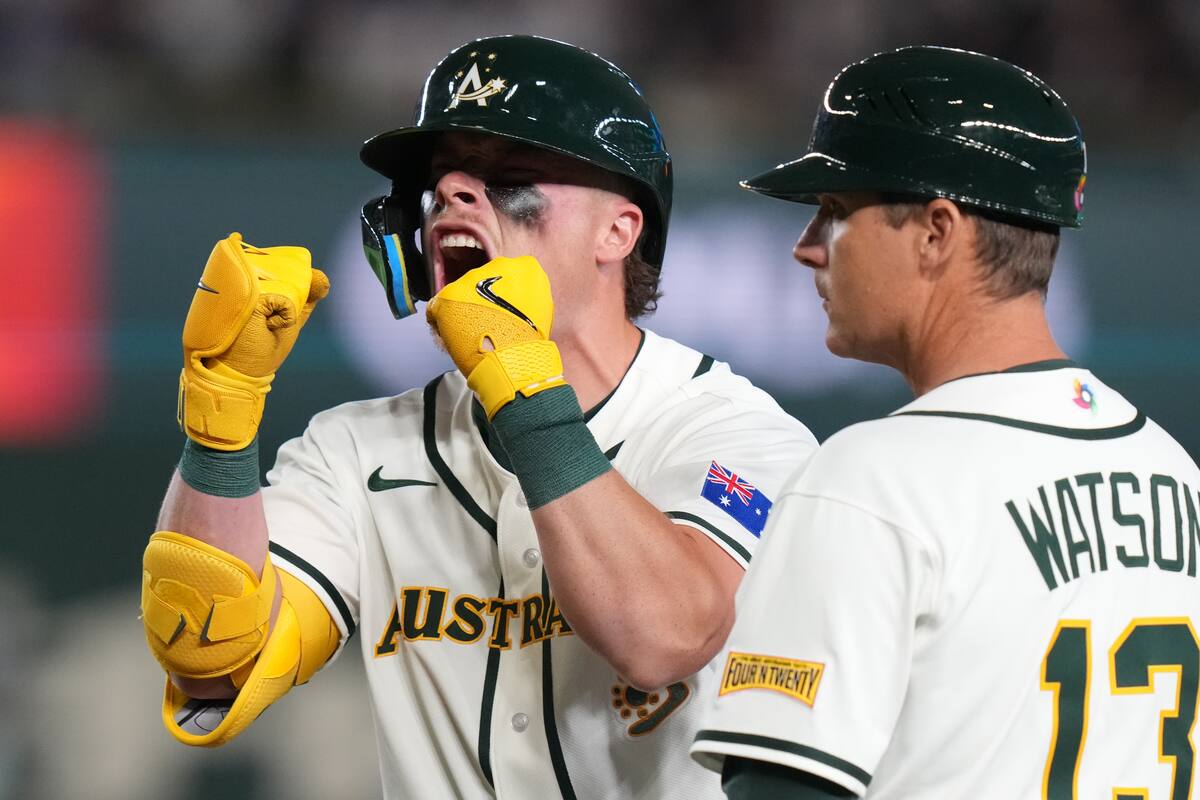 Australia se vio sorprendida por Corea del Sur en su duelo en el Clásico Mundial de Béisbol. //Foto, AP: Eugene Hoshiko