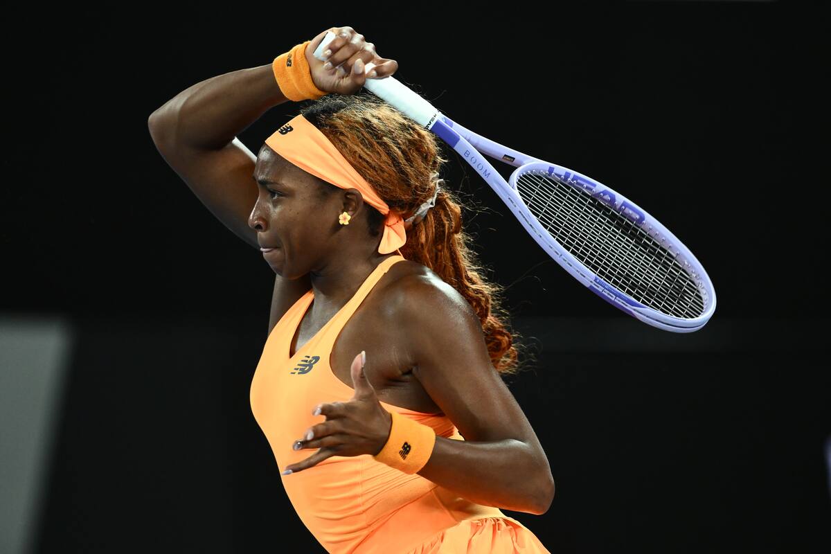 Coco Gauff, tenista estadounidense. //Foto, EFE: JOEL CARRETT