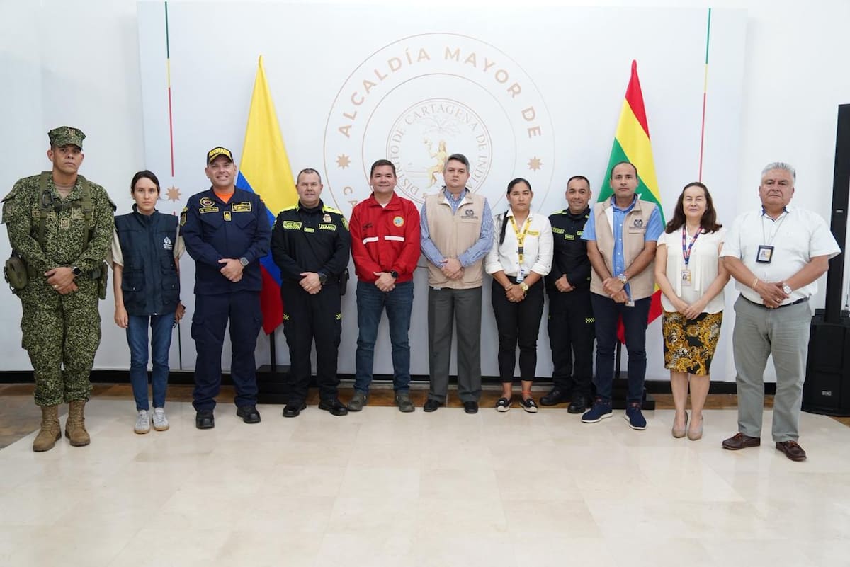 Autoridades acuerdan esquema de seguridad por comicios presidenciales. // Foto: Alcaldía de Cartagena