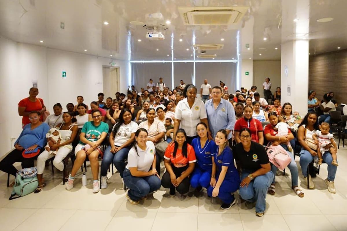 Autoridades refuerzan lactancia materna en Cartagena. // Foto: cortesía - Alcaldía de Cartagena