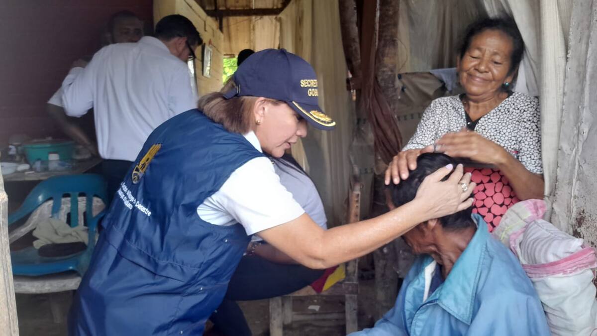 Autoridades verifican situación de Turbaco y Arjona tras vendaval.//Julio Castaño - El Universal