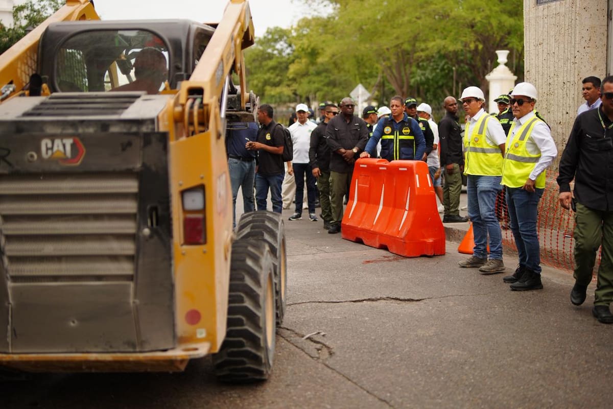 El programa de renovación vial tiene un valor de $115 mil millones e incluye la rehabilitación de sectores estratégicos. // Foto: cortesía - Alcaldía de Cartagena