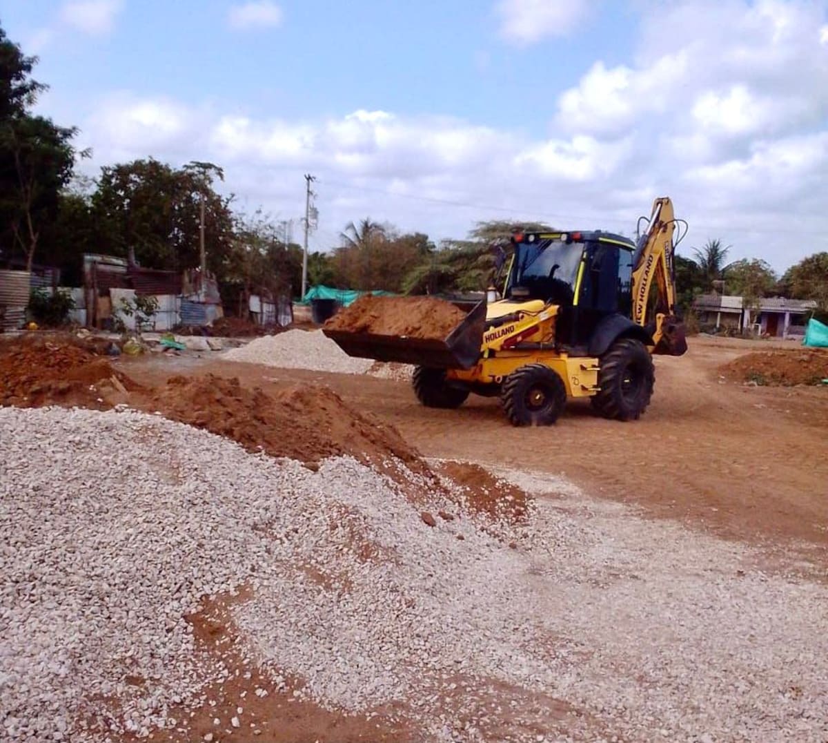Avance de obras del parador turístico de Lomita Arena. // Foto: cortesía de la Gobernación de Bolívar