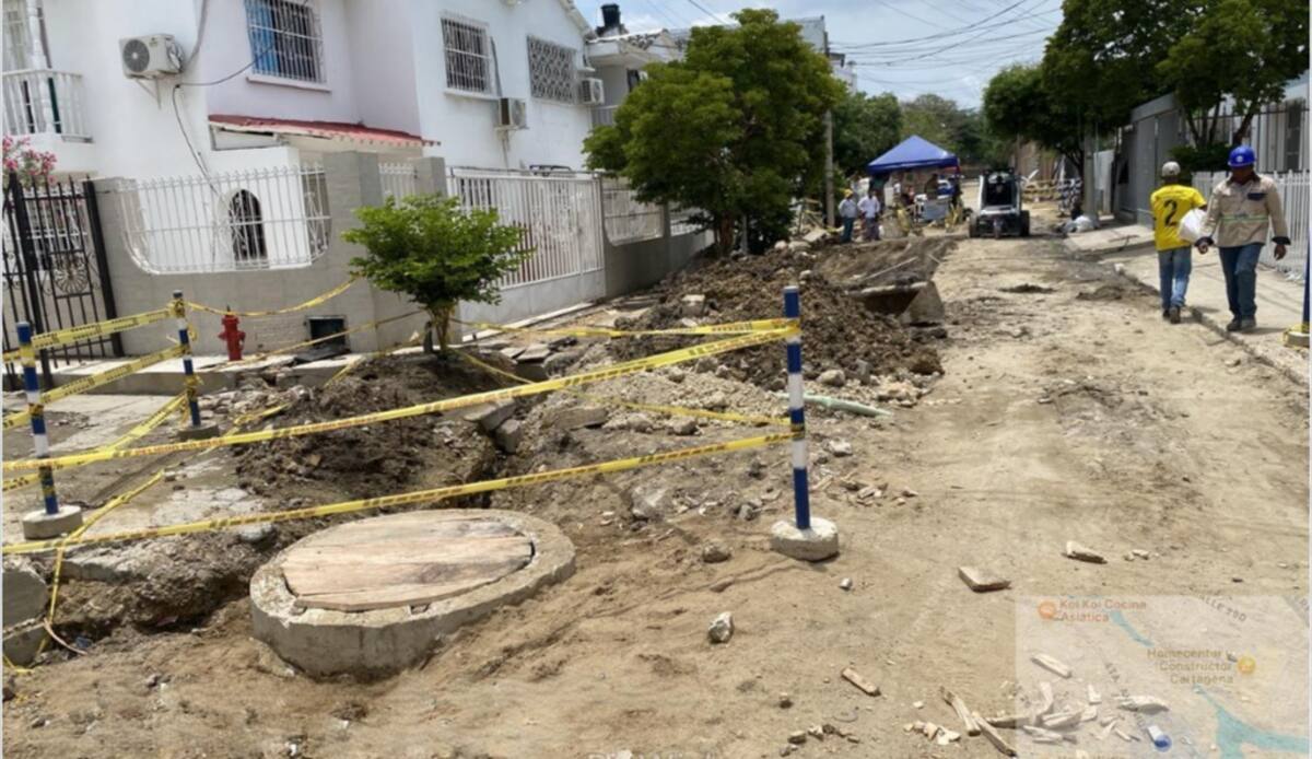 Avanza la transformación del callejón Nuevo Dandy. // Foto: cortesía