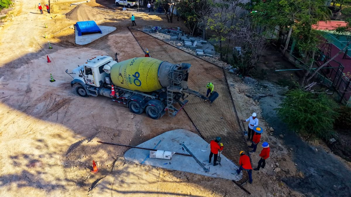 Avanzan las obras de recuperación de El Laguito. // Foto: cortesía - Gobernación de Bolívar