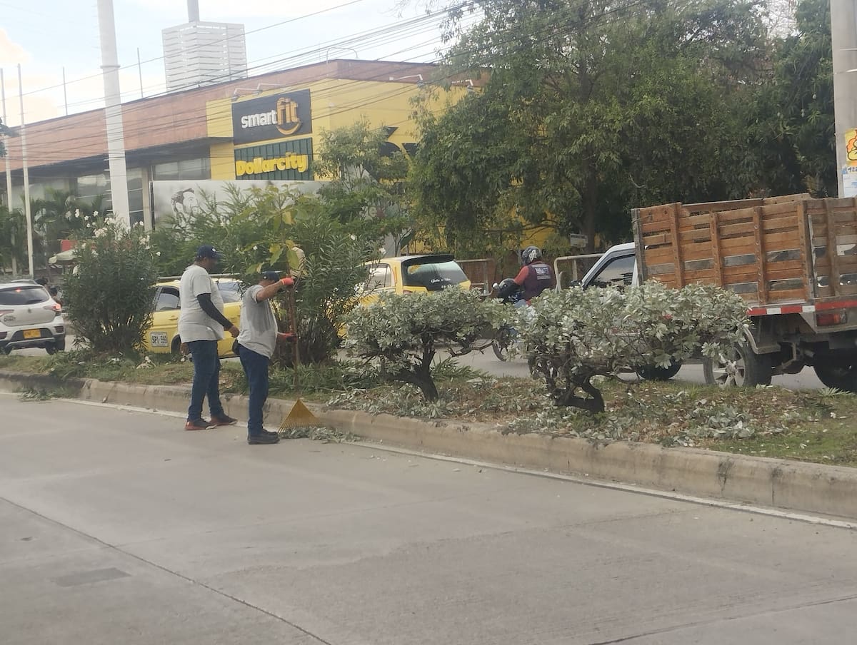 Anuncian que los trabajos son parte en conmemoración al "Mes del Espacio Público". // Foto: Oscar Diaz.