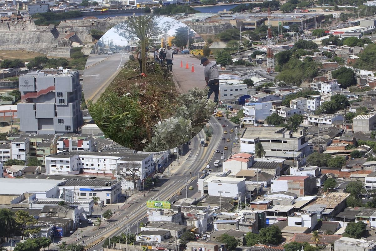 Distrito rehabilita espacios públicos por el cumpleaños de Cartagena