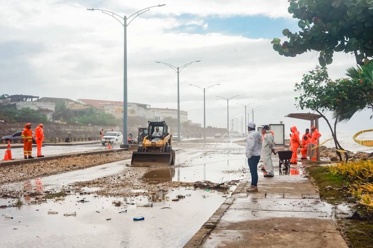 Sigue atención de emergencias en Cartagena por frente frío: este es el balance