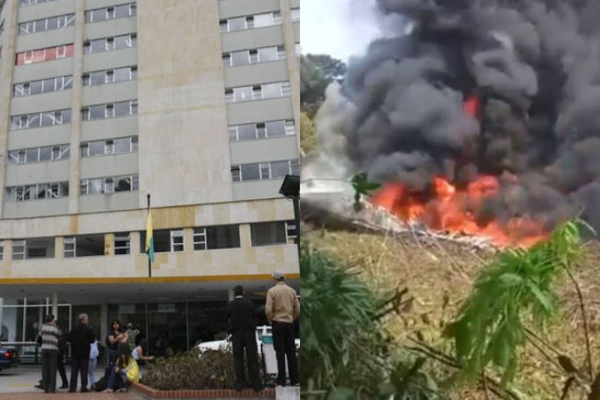 Llegan al Hospital Militar los primeros heridos del accidente aéreo en Putumayo