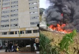 Llegan al Hospital Militar los primeros heridos del accidente aéreo en Putumayo