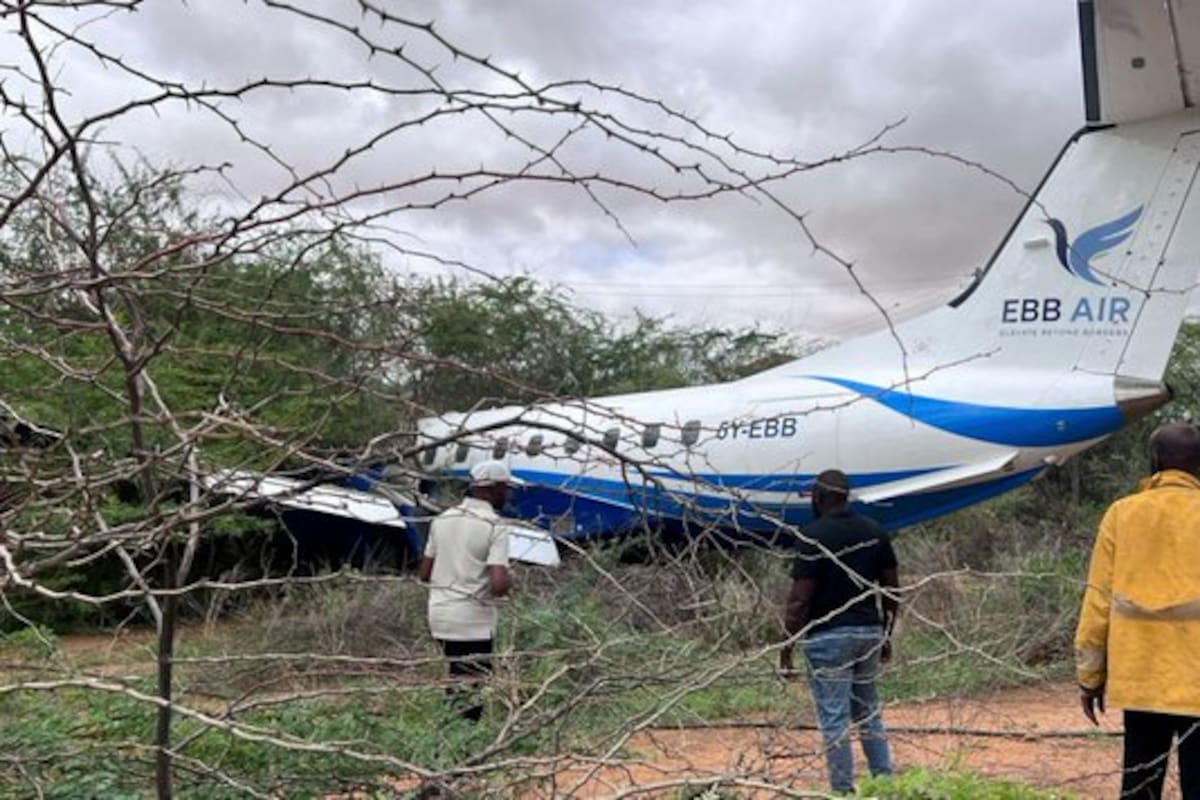 Milagro en Kenia: avión con 36 personas se estrella y no deja víctimas mortales