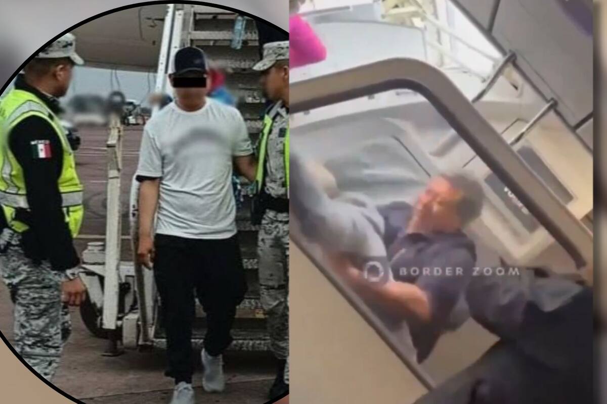 Video: hombre intentó apoderarse de un avión para desviarlo a Estados Unidos