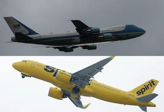 Avión de Spirit se acercó peligrosamente al Air Force One: ¡deje el iPad!