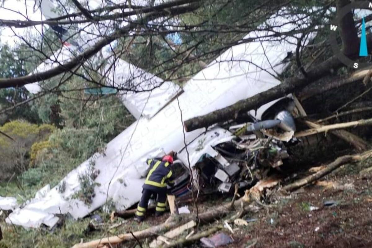 Avioneta se accidentó en Chía: esto es lo que se sabe