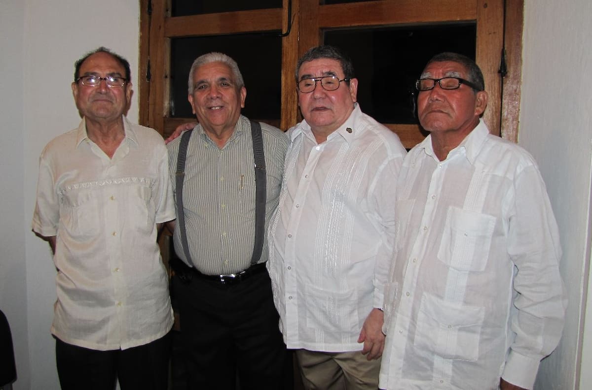 Héctor Hernández Ayazo, Darío Morón Díaz, Helí Hernández Ayazo y Erath Hernández Ayazo. ARCHIVO