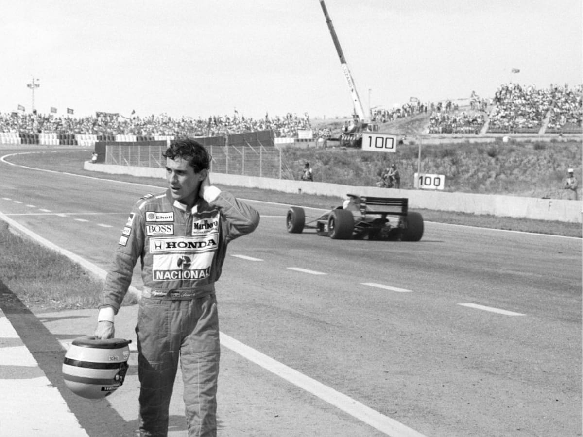 Senna debutó en la F1 en 1984 con la escudería Toleman y deslumbró bajo la lluvia en Mónaco ese mismo año. //Foto: tomada de internet.