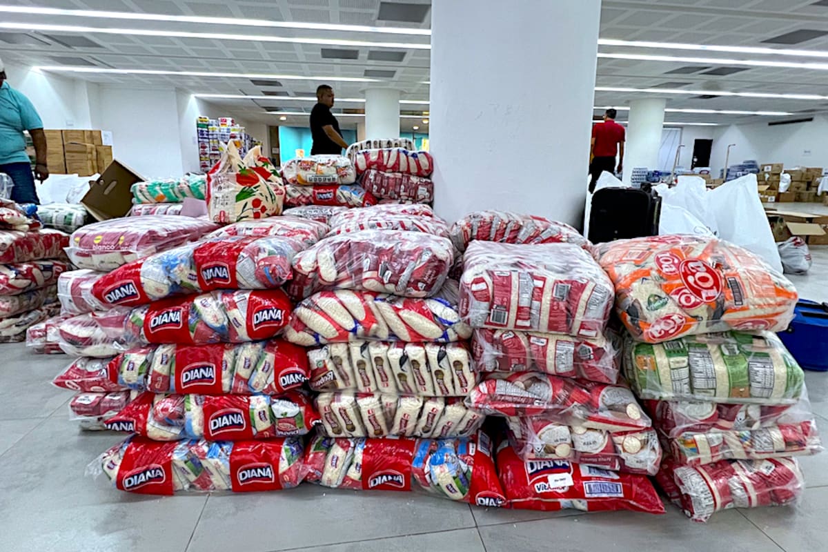 Más de 30 toneladas de ayudas ha recogido la Gobernación del Atlántico para el Chocó